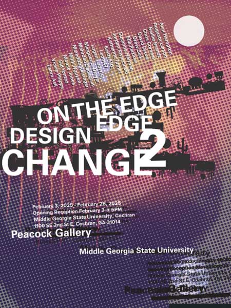 Design on the Edge 2 flyer.